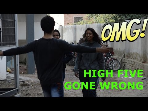 high five prank gone wrong