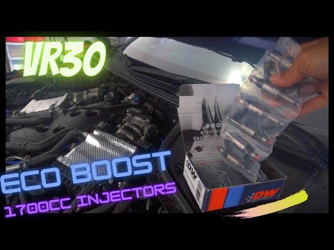 Installing Deatschwerks EcoBoost Injectors On A VR30 Q50 Redsport