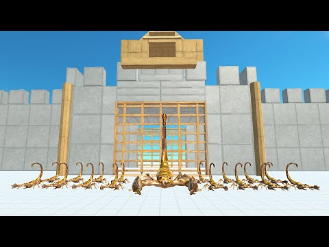 THE KING OF SCORPIONS AND HIS ARMY VS EVERY UNIT | ANIMAL REVOLT BATTLE SIMULATOR
