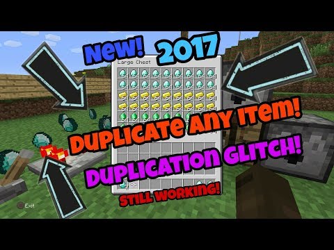 MINECRAFT PS4 XBOX ONE duplication glitch (NEW) October 2017 Video