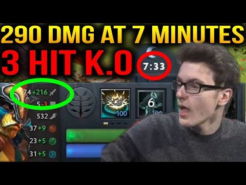 Miracle- Elder Titan 3 HIT 1 KILL at 7 Minutes Dota 2