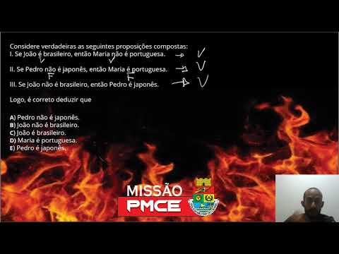 11/100 - Raciocínio Lógico - PMCE/PPAL/PPMG - FGV/CESPE