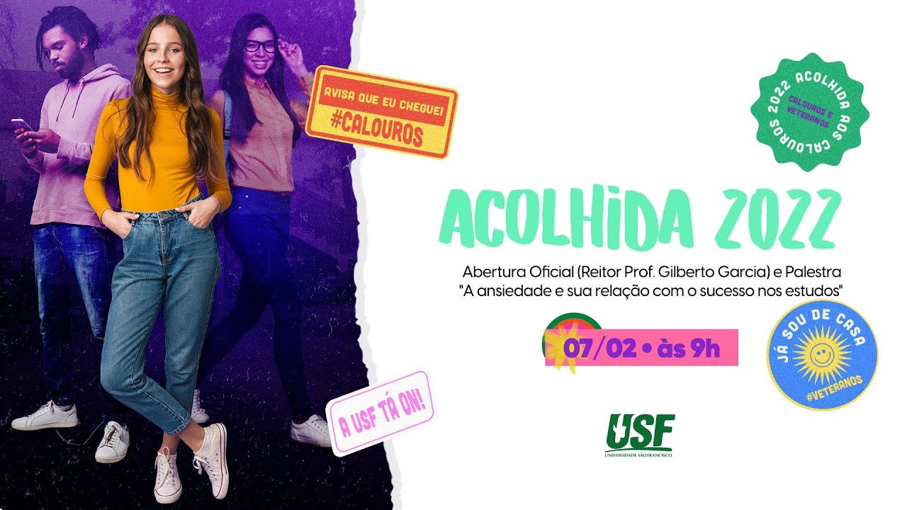 Acolhida aos Calouros: Abertura Oficial - Matutino