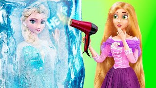 Rapunzel rettet Elsa / 10 Frozen Hacks und Handwerke