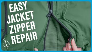 How to Fix and Replace Any Broken Jacket Zipper!
