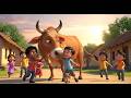 Gaiya Meri Gaiya Cute Cow Song For Kids Beautiful Cow And Calf Video Hindi Nursery Rhyme