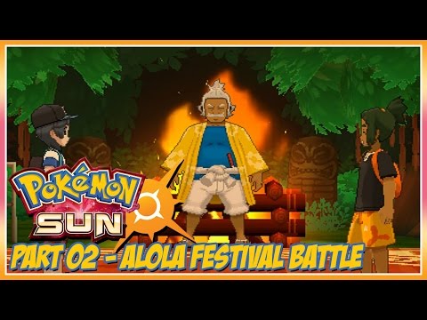 Pok̩mon Sun Walkthrough - Part 2: Alola Festival Battle