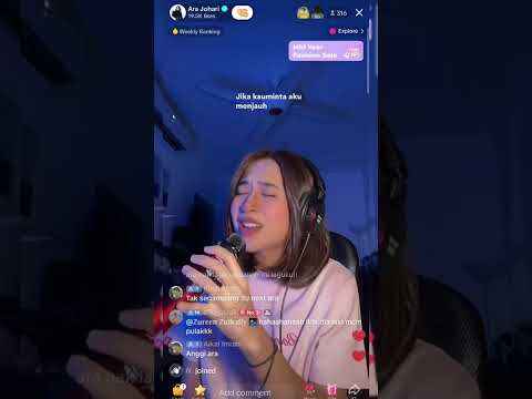 Ara Johari - Bohongi Hati (Mahalini) Tiktok LIVE 21/6/2023