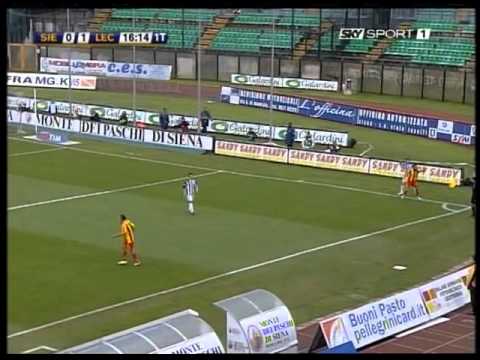 Siena-LECCE 1 a 2 dell'1 febbraio 2009 (telecronaca primo tempo)
