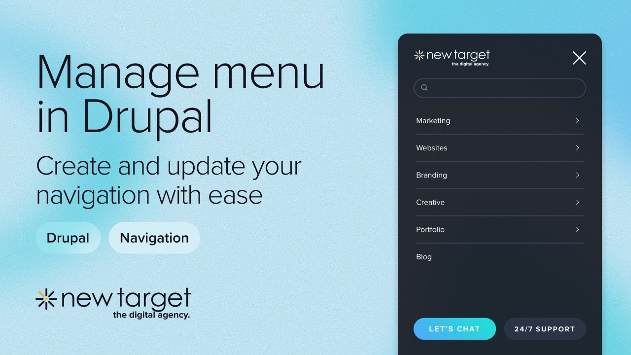 Managing Menus & Navigation in Drupal