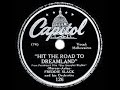 1943 HITS ARCHIVE: Hit The Road To Dreamland - Freddie Slack (Mellowaires & Johnny Mercer, vocal)