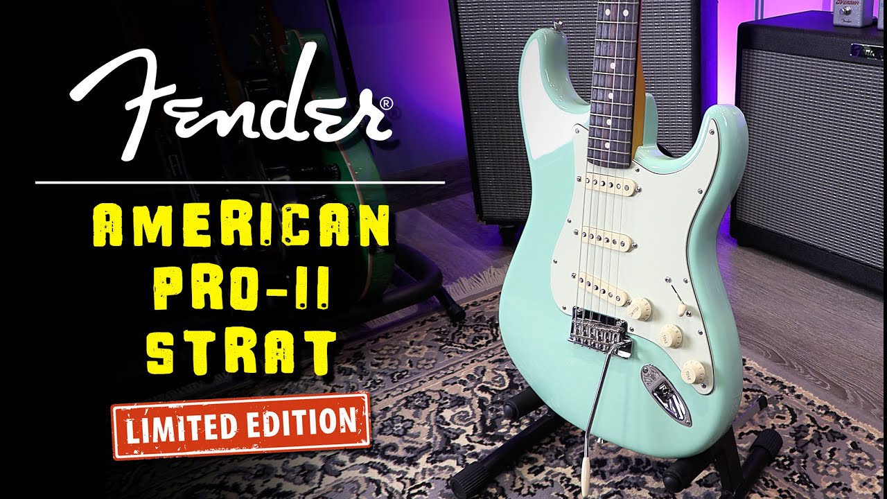 opens link to Fender Pro II Strat in Surf Green  The Limited Edition You NEED to Play!