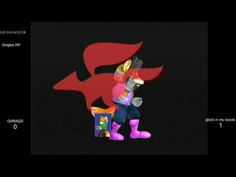 SSS 10.4 SSBM - GWM420 (Falco, Fox) vs. glock in my toyota (Green Fox) - Melee WF