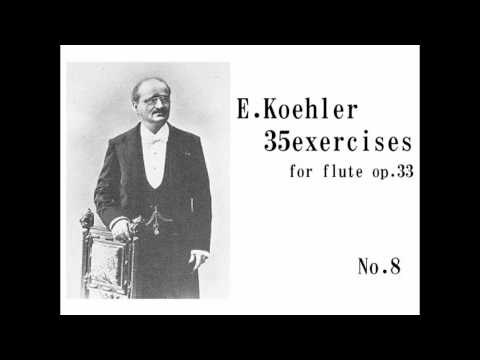 【Lesson】E.Koehler　35EXERCISES　for　Flute　Op.33  Book_2　No.8