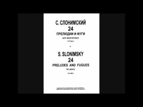 S. Slonimsky Prelude and Fugue As - dur