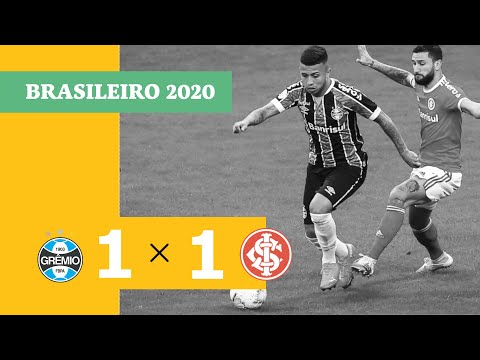 Grêmio 1 x 1 Internacional - Gols - 03/10 - Brasileirão 2020