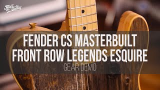 Video thumbnail for Fender Custom Shop Masterbuilt Esquire Front Row Legend Seat #36 by Yuriy Shishkov by Max Guitar B.V.