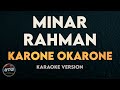 Minar Rahman - Karone Okarone (Karaoke/Instrumental with Lyrics)