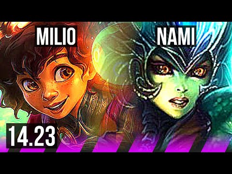 MILIO & Vayne vs NAMI & Lucian (SUP) | BR Grandmaster | 14.23