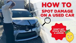 2 Minute Guide: How to do a used car inspection for accident damage 🚗💥🚕
