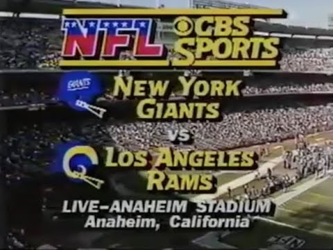 1984 NFC Wild Card - Giants vs. Rams