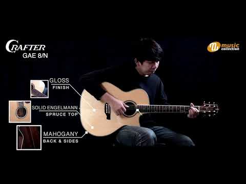 Обзор электроакустической гитары Crafter GAE-8/N