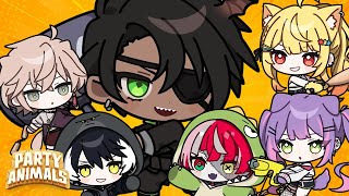 【Party Animals】俺等人間じゃねぇから多少殴り合っても死にゃしない ＃ホロプロモンスターズ【荒咬オウガ 影山シエン 律可 夜空メル 常闇トワ  Kureiji Ollie】