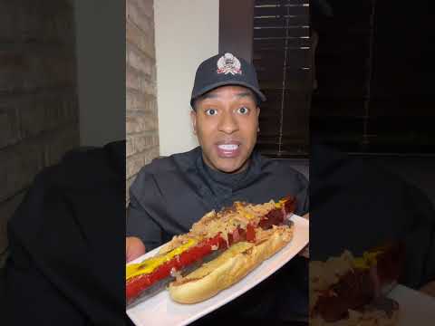 🌭Wagyu Kobe Beef Hot Dog at Prime 112 In Miami! #shorts