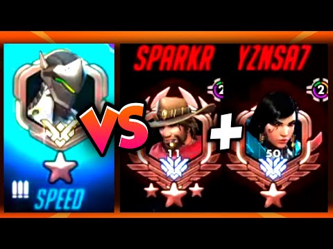 Necros #1 Genji VS Yznsa #1 Pharah + Sparkr Pro McCree! [ Overwatch Season 29 Top 500 ]