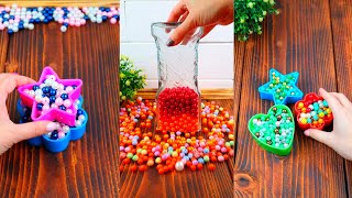 😍❤️Oddly satisfying Reverse video😜 Compilation Colorful Beads #6