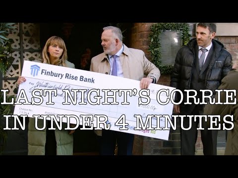 Last Night's Corrie in Under Four Minutes - 24 February 2023