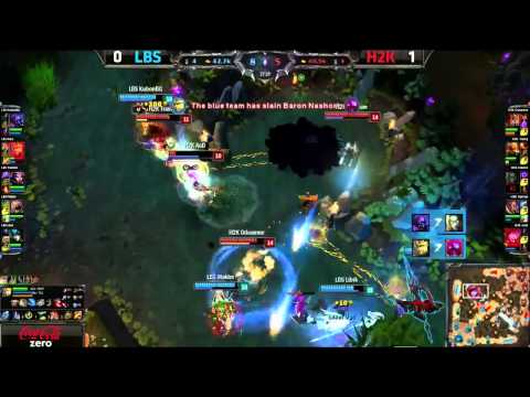Best Dragon Strike EU LCS {Spoiler}   H2K VS LBS G2 Summer 2014 MUST SEE