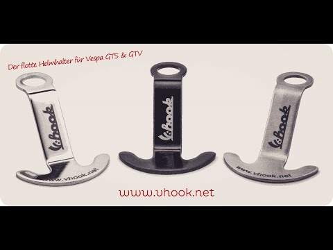 v:hook Vespa Helmhalter für GTS & GTV