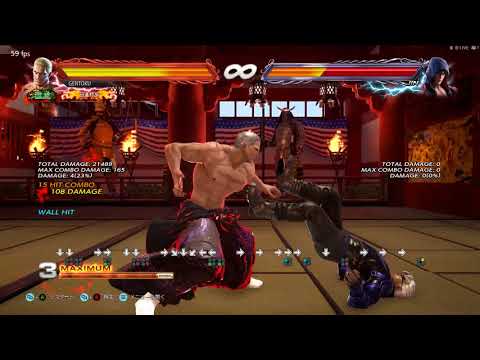 鉄拳7 ギース　即死コンボ　Geese