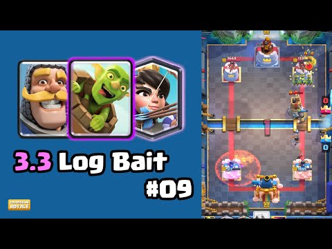 🔮 3.3 Log Bait #09 by Gilles De Re(🏆7436) - CLASH ROYALE [Colosseum Royale]