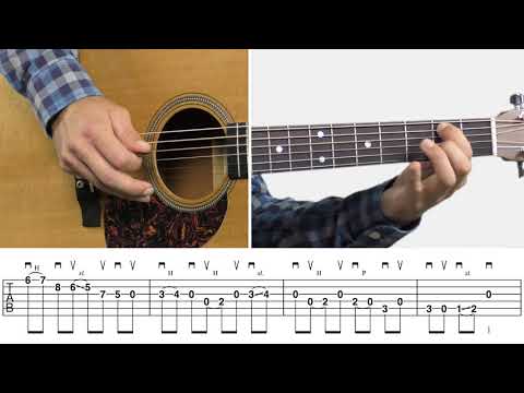 Advanced Bluegrass Guitar Lick Library - Bluegrass Lick 1 in G - Guitar Lesson