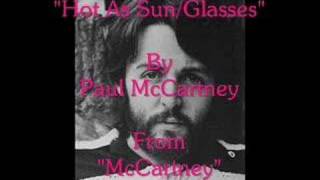"Hot As Sun/Glasses" By Paul McCartney