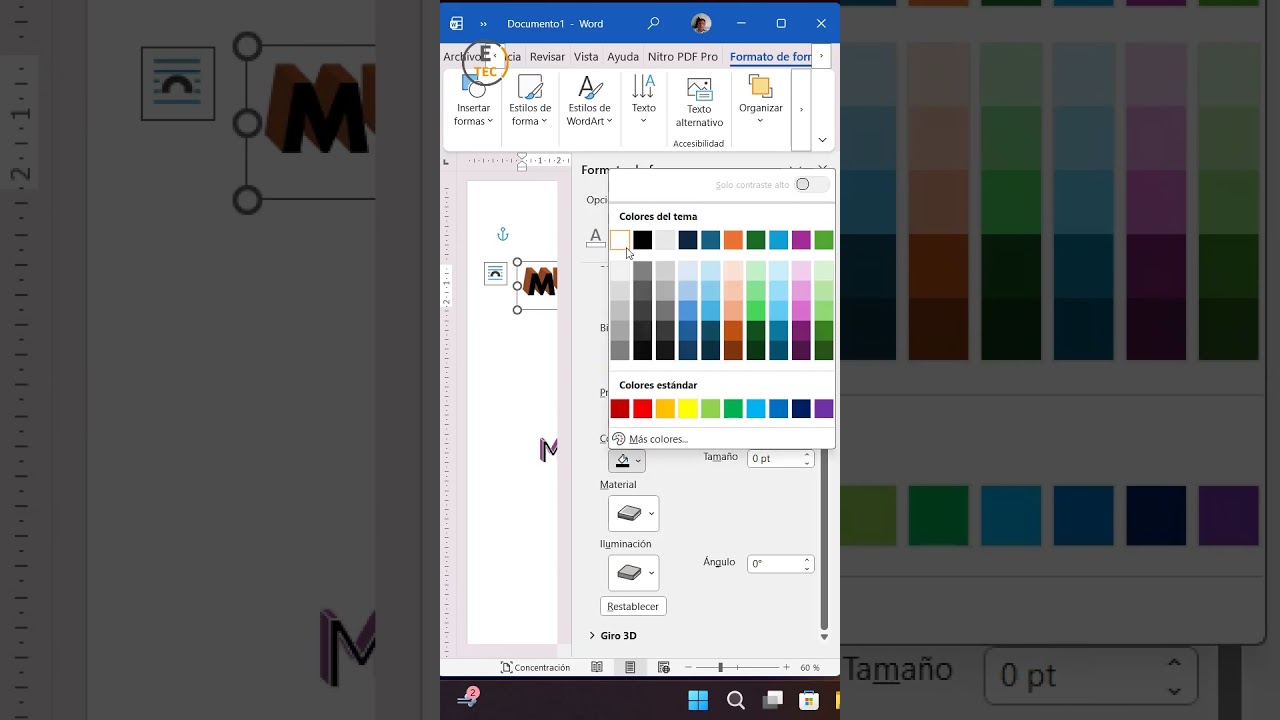 ✨ Master the 3D effect in Word and add volume to your texts
