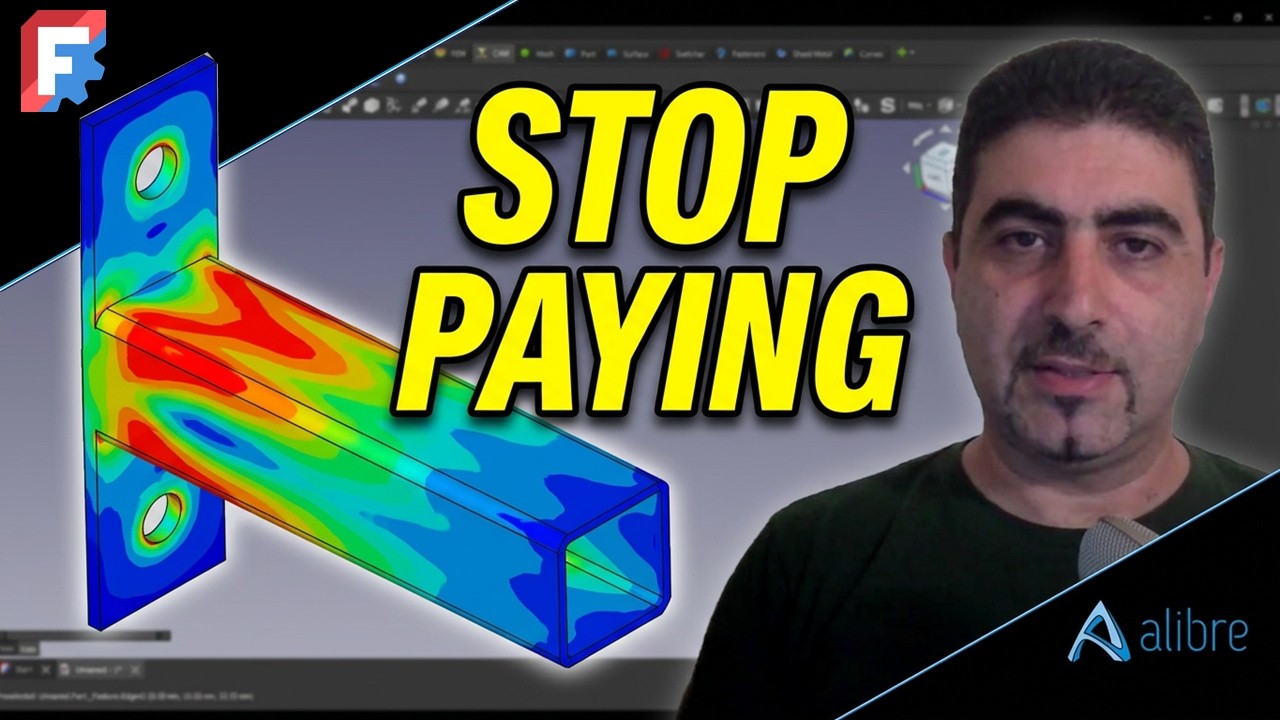 Escape the CAD Overlords: FEA Stress Analysis with Alibre and FreeCAD