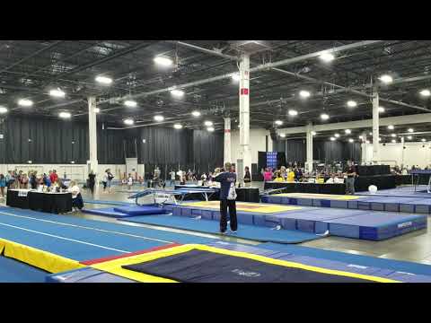 2017 AAU Junior Olympics Finals DMT Straddle