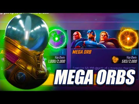 3x Mega Orb & Milestone Orb Opening! - Marvel Strike Force