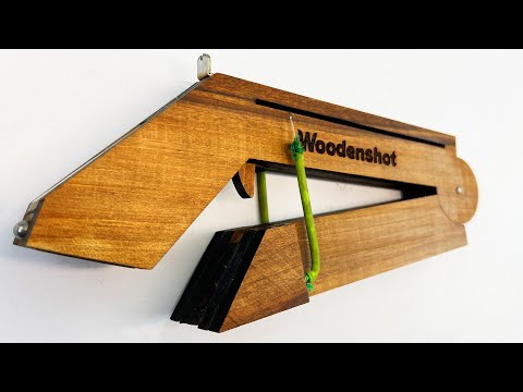 Handcrafted Wooden Slingshot – A Creative Woodworking Build