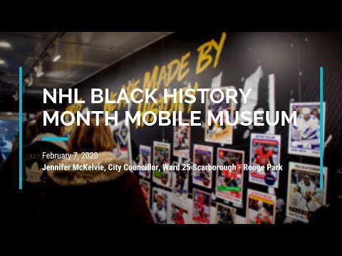 Museu Móvel do Mês da História Negra da NHL