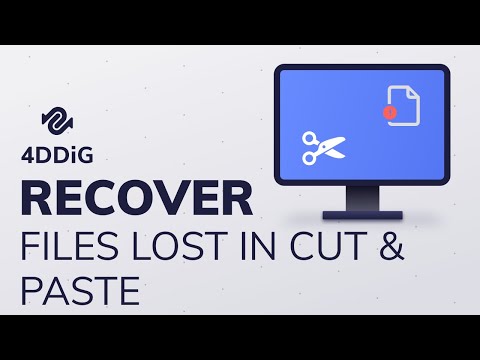 ✅2024 How to Recover Files Lost in Cut and Paste | Recover Cut Files from Laptop - 3 Ways