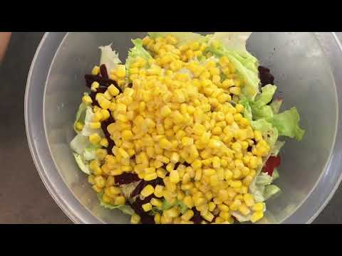 WHAT MAKES US HEALTHY? || FRESH GREEN SALAD || HOMEMADE SALAD WITH DRESSING || EASY TO MAKE
