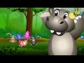 Five Little Hippos Jumping On The Bed Nursery Rhymes For Kids