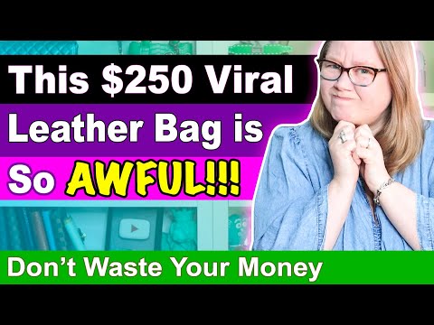 This Viral $250 Leather Bag is NOT WORTH IT!!! Don't Waste Your Money! || Autumn Beckman