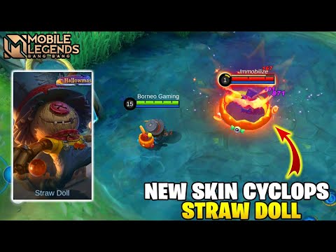 Cyclops Straw Doll New Halloween Skin | New Effect & Gameplay | Mobile Legends