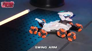 Vardem Uzaktan Kumandalı Full Fonksiyon 8 Teker Buharlı 2.4G Şarjlı Dinozor Araba