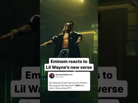 Eminem reacts to Lil Wayne's new verse ????